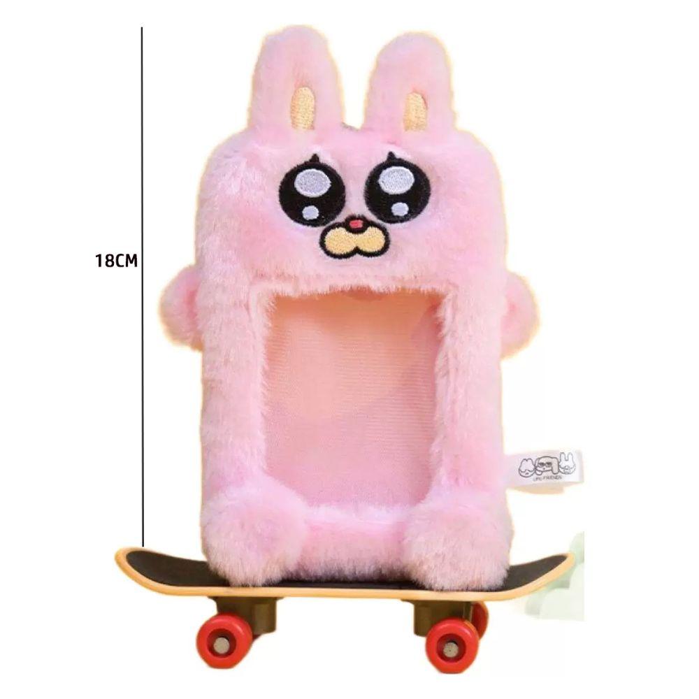 Милый плюшевый чехол для фотокарточки, милый чехол для автобусной двери, модная сумка-брелок, подарок на день рождения