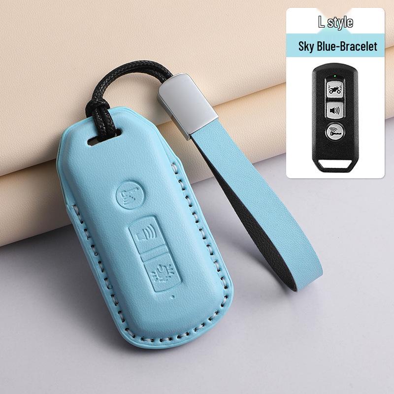 Handmade Motorcycle Key Cover for Click150, Vario150, PCX160 - Two-Button Style
