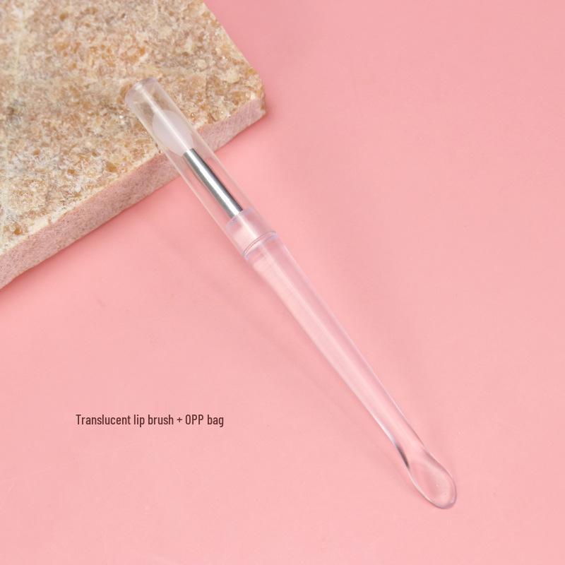 Портативная силиконовая кисть для губ с крышкой для блеска, глазури, маски и многого другого