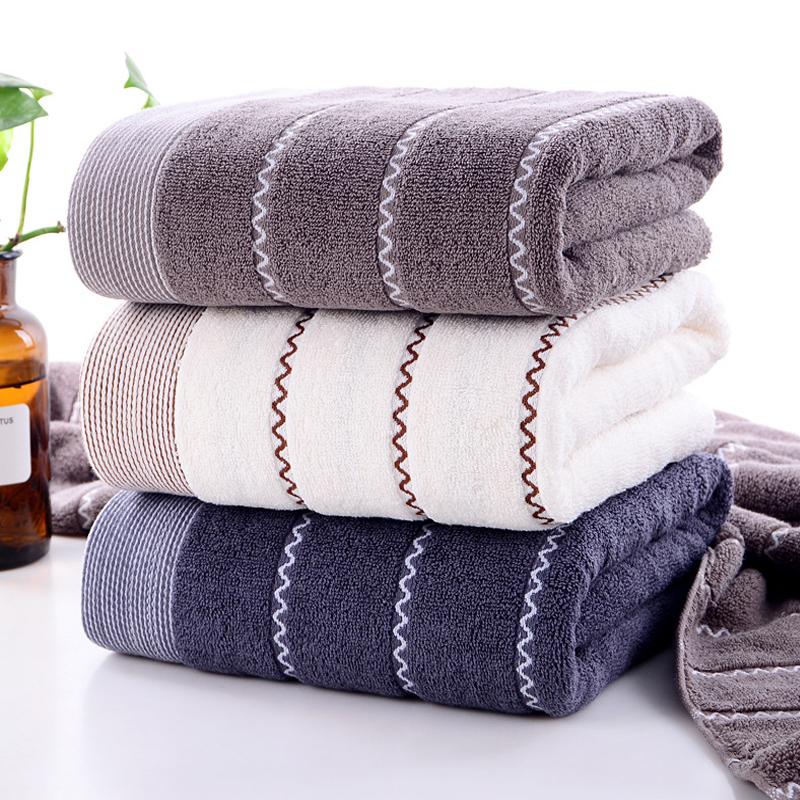 Household Pure Cotton Towel Quick Drying Super Soft Super Absorbent Thickened Adult Absorbent Bath Towel Couple's Large Towels