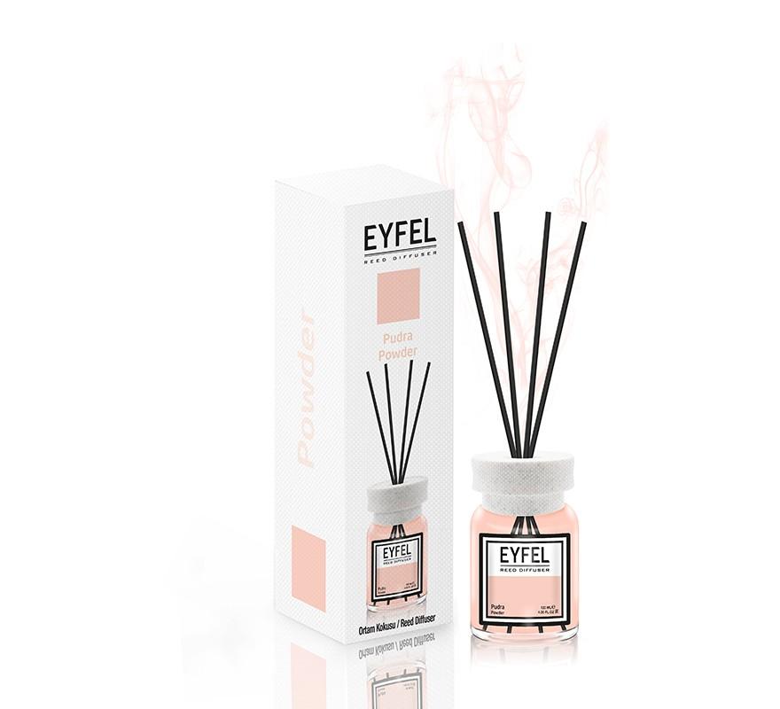 Eyfel Dyfuzor Zapachowy Z Patyczkami - Powder 120 Ml