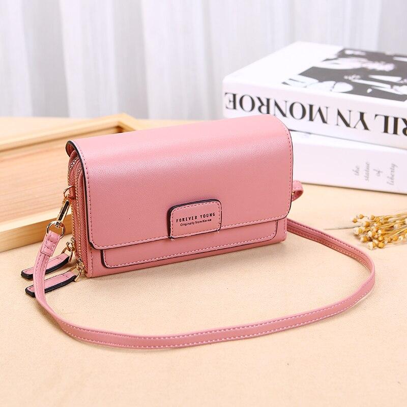 Ladies High Quality Ladies PU Leather Vertical Purse Multifunctional Standard Clutch Messenger Bag Fashion Casual Bag