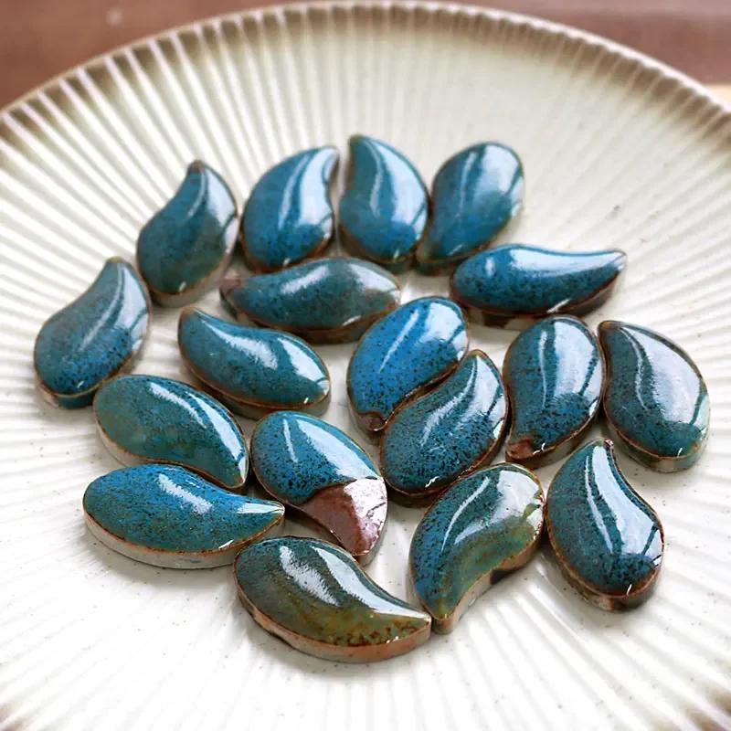 100 г Сделай сам Керамическая мозаика Стеклянное зеркало Ручная работа Орнаменты Плитка Настенные поделки Красочный Кристалл для Декоративных материалов cerd01