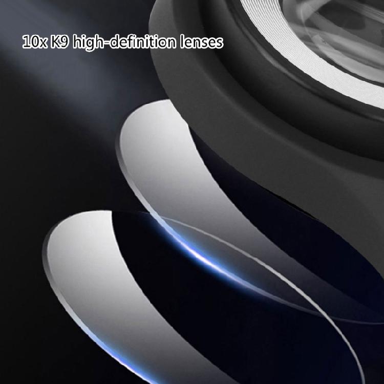 Лупа для глаз 60X увеличительное стекло со светодиодной/УФ-подсветкой, перезаряжаемая увеличительная линза