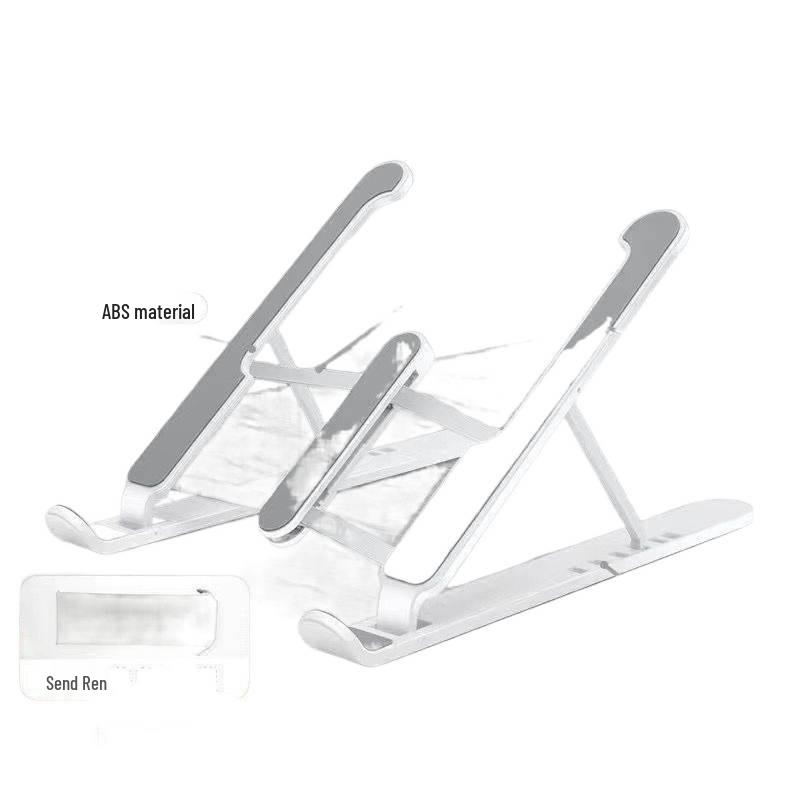 Laptop Stand with Cooling, Foldable Desktop Riser, Tablet Holder, Portable Adjustable Base