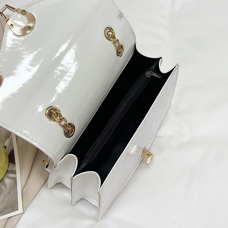 Yogodlns Luxury Flap Shoulder Bag For Women PU Leather Underarm Bag Fashion Small Square Crossbody Bags Purse Totes