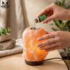 AROMATHERAPY SALT LAMP + NATURAL EUCALYPTUS ESSENTIAL OIL 12 ml