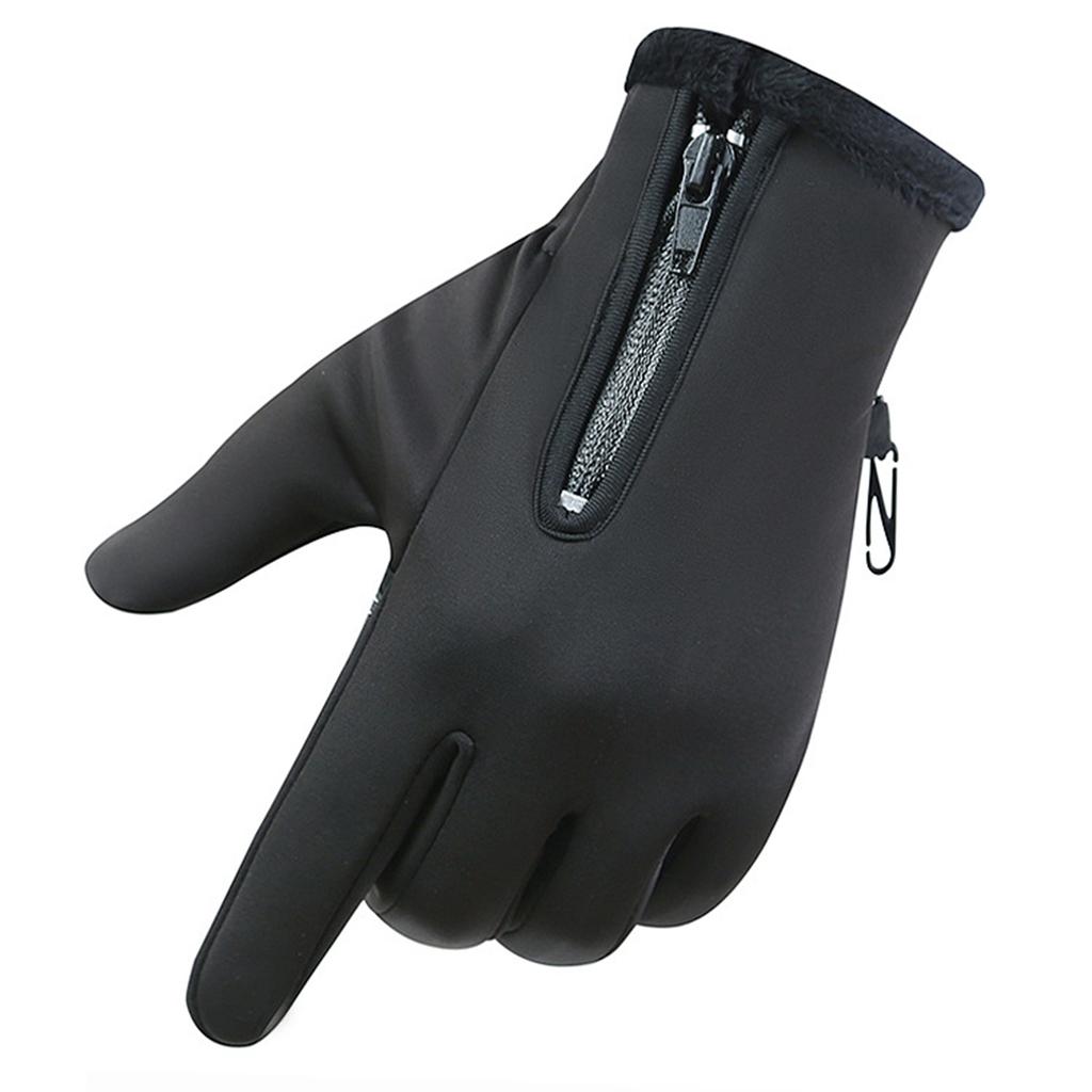 Outdoor Winter Warm Gloves Touch Screen Fingers Gloves Anti Slip Windproof Waterproof for Running Cycle Driving Hiking