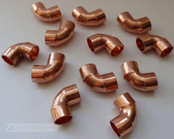 Kolano Miedziane Dwukielichowe 22Mm Besco