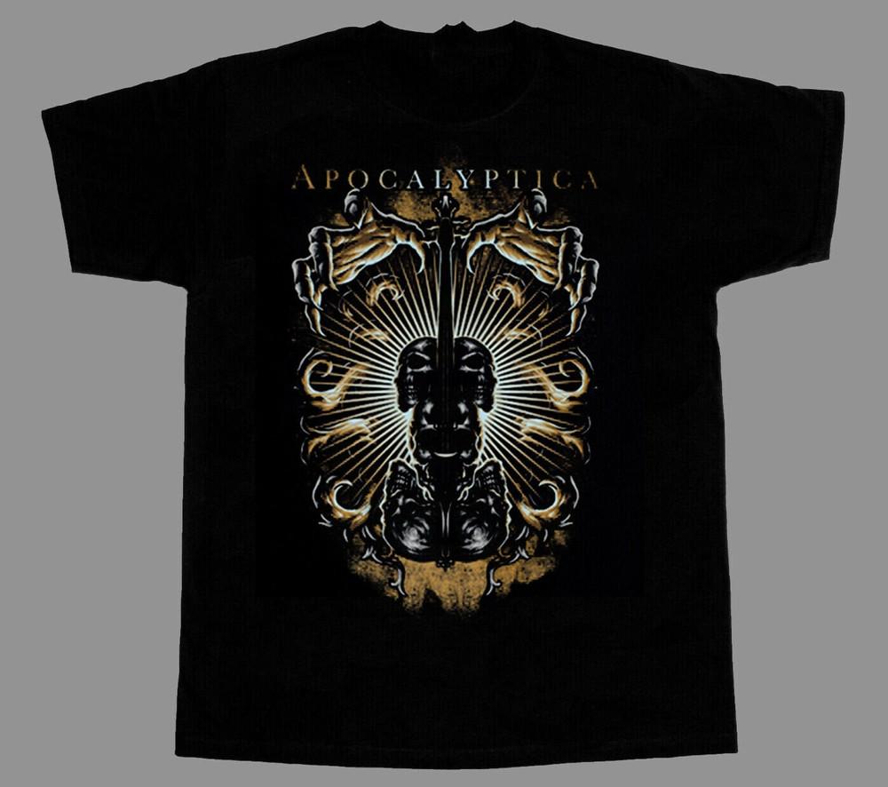 Symphony of Destruction Apocalyptica Футболка группы Классическая черная Унисекс E1377 Унисекс Футболка