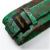 Paisley Tie for Men Necktie Silk Hanky Cufflink Set with Tie Ring Chain Brooch for Wedding Party