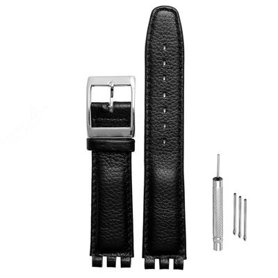 Ремешок для часов Swatch ZHUOLEI, 17 мм/19 мм, в комплекте 3 пружинных штифта, инструмент для их снятия и коробка.