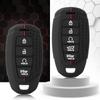 Silicone Car Key Case Cover Keychain for Hyundai I30 Ix35 KONA Encino Solaris Azera Grandeur Ig Accent Santa Fe Palisade