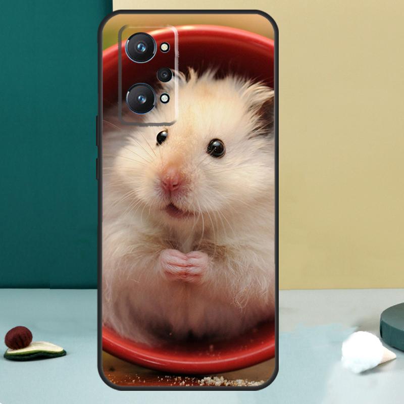 Милый Милый Питомник Хомяк Для Realme GT 7 Pro GT 5 6 6T C67 C61 C55 C53 C51 C21Y C25S C75 10 11 12 13 14 Pro Plus Чехол