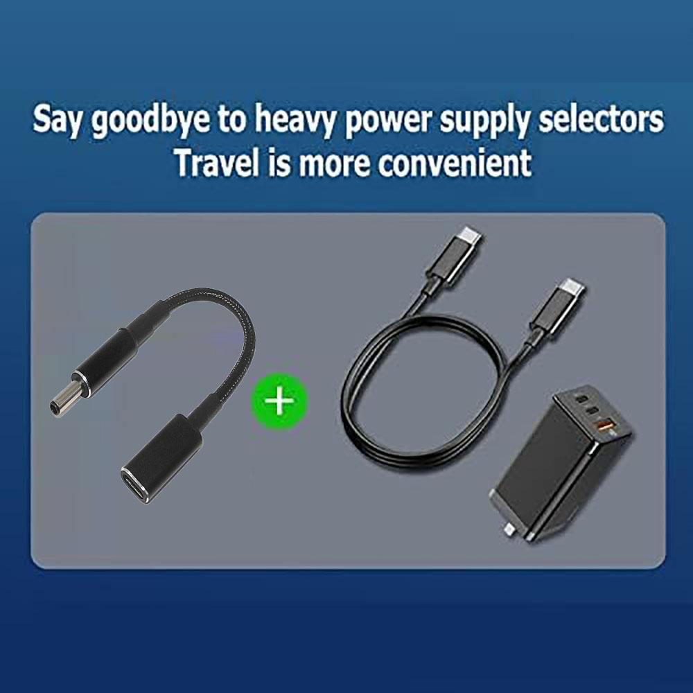 Кабель питания Type C (мама) на 4,5 мм 3,0 мм 100 Вт PD для ноутбуков Dell