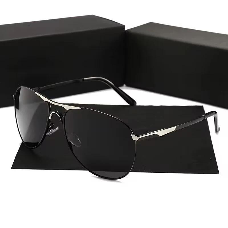 Мужские поляризационные солнцезащитные очки Мужские Женские Для вождения Пилотные Винтажные Солнцезащитные очки для Mitsubishi Lancer Outlander Pajero Ralliart