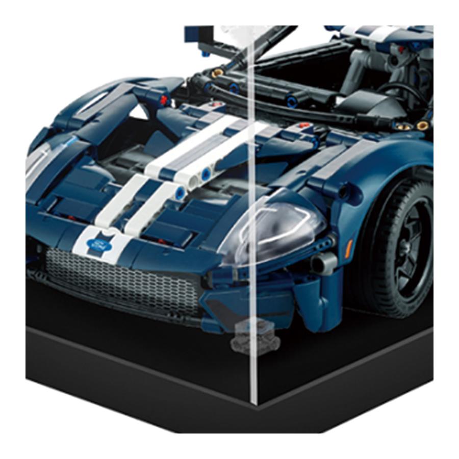 LEGO Speed Ford GT & Minimalist Full Transparent Mix-and-Match Version Display Case Building Blocks 42154- Display Case 2