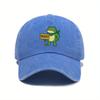European and American washed baseball caps women resist frogs spring and summer fashion curved brim outdoor sun hat
