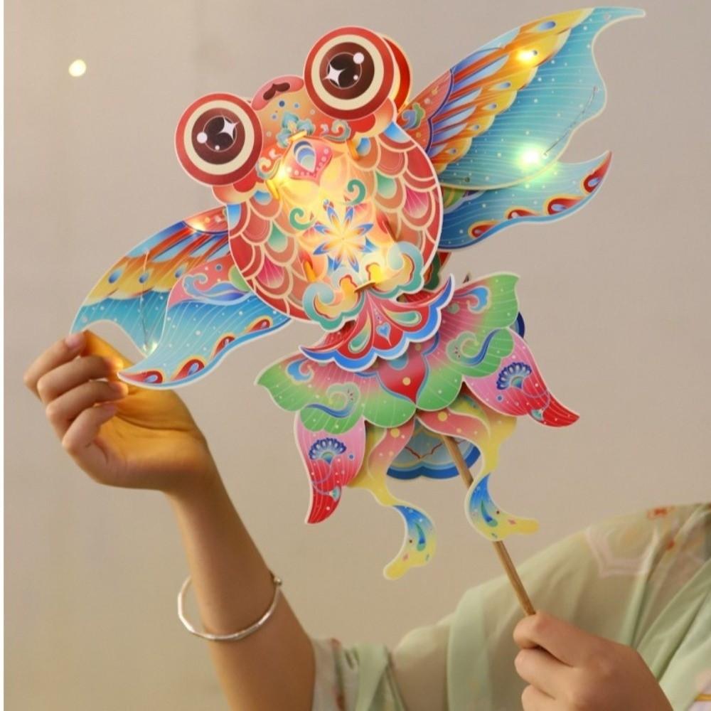 Cartoon Children's Handheld Lantern DIY Material Bag Dragonfly Butterfly Lantern Party Decoration
