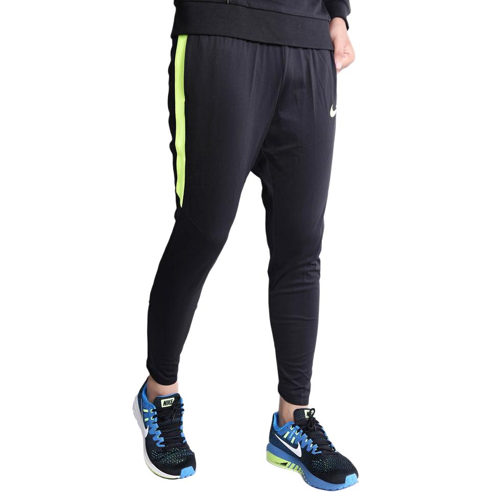 Nike Мужские вязаные спортивные штаны Черные с умеренной манжетой 807685-011