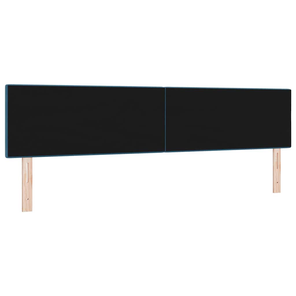 Headboard Dark Blue 200 cm Velvet