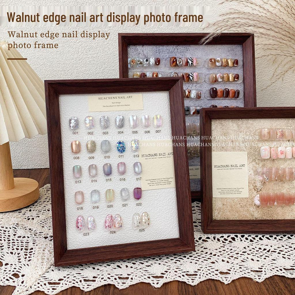 High-End Duplex Wood Grain Nail Art Display Board