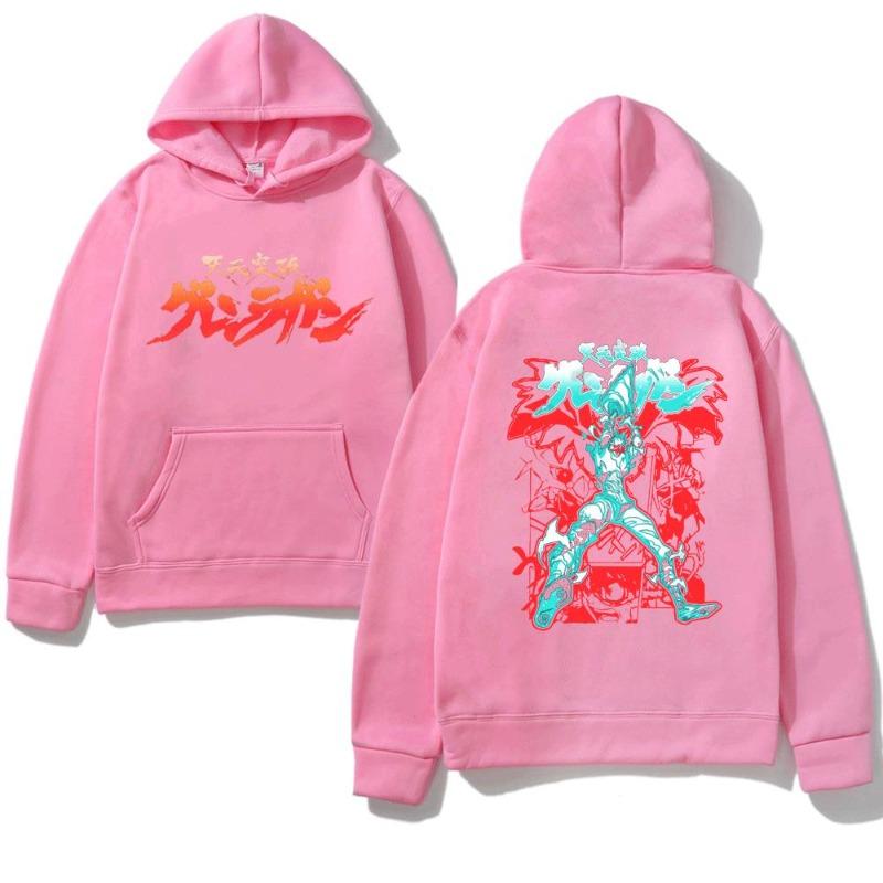 2026 Japan Manga Tengen Toppa Gurren Lagan Pullover Anime Hooded Fashion Autumn/Winter Large Sweatshirt