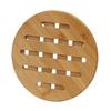 2Pcs Anti Scald Bamboo Pot Holder Japanese Style Nonslip Cup Mat Drink Insulation Pad  Tableware