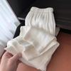 New Cotton and Linen Women's Clothing Large Size Fat Sister Wide-leg Pants Women's White Linen Pants Children's Summer Thin