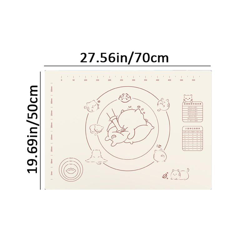 70*50 см силиконовый коврик для замешивания теста антипригарный коврик для выпечки противень для замешивания теста на кухне раскатывание теста для пиццы противень для приготовления пищи
