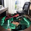 1pc Harry Potter, Sword of Gryffindor Office Round Area Rug, Under Office Chairs Bedroom Living Room Home Decor a1022252