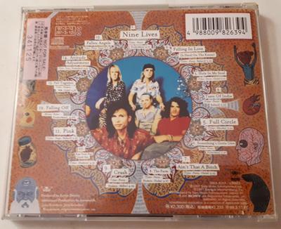 CD - Nine Lives = Nine Lives SRCS8263 Sony Records 1997 Япония Рок Б/у