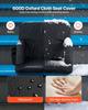 Stadium Seat, 6 Adjustable Angle Bleacher Chair, 73.66mm Cushion Stadium Seat with Back Support and Armrest, Wide Bleacher Chair with Hook Pocket