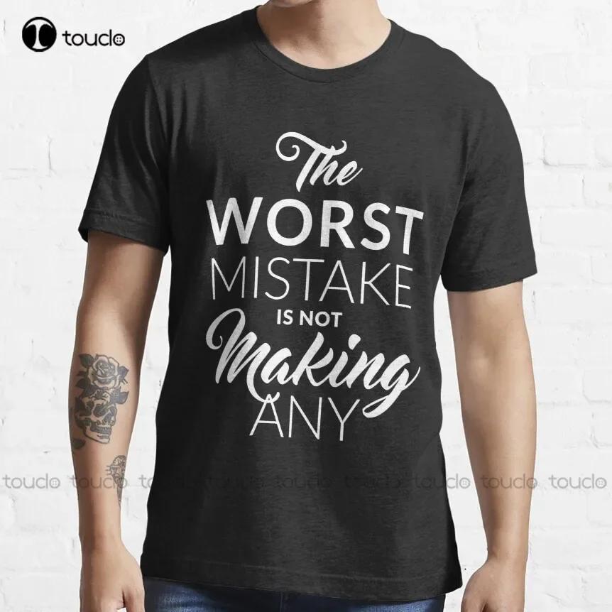 Mistakes Help Us Grow Essential TShirt Purple Shirt Custom Aldult Teen Unisex Digital Printing Tee Shirt Xs5xl