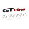 Металлическая наклейка на крыло автомобиля GT GTLINE, значок-эмблема на задний багажник