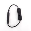 DC Power Cable 5.5mmx2.1mm Female To Male Plug Connector With Switch Extension Cord Adapter CCTV Camera Led Strip Power Supply
