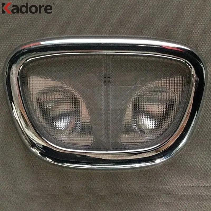 Car Roof Reading Light Lamp Cover Trim For Jeep Cherokee 2014 2015 2016 2017 2018 Chrome Interior Mouldings Accessories