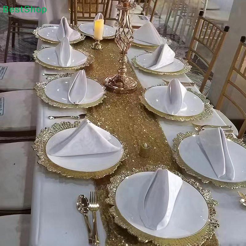 Золотые тисненые подстановочные тарелки, круглые декоративные салфетки под тарелки для украшения свадебного, праздничного и обеденного стола