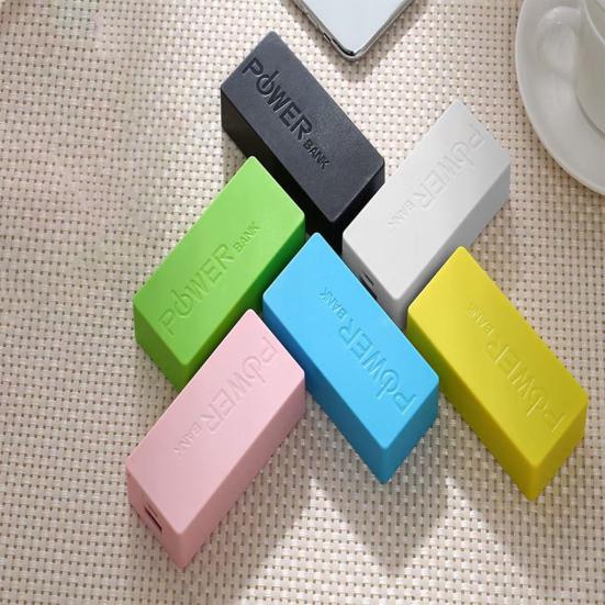 Mobile Power Shell Shockproof Fireproof Portable Practical 2 X 18650 Battery Bank DIY Box for Outdoor