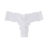 Breathable Low Waist Lace Seamless Panties Bow Transparent Underwear for Women Cotton Crotch Thong Mesh Lace Briefs Lady