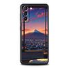 Япония Гора Фудзи Цветение сакуры Чехол для телефона Для Samsung Galaxy S25 Edge S24 S23 S22 S21 Ultra S20 FE 5G S10 S10E S9 Plus