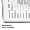 OXO Refrigerator Vegetable Compartment Storage Organization Vegetable Keeper Vegetables Freshness Comes with Draining Basket Dishwasher Safe Medium
