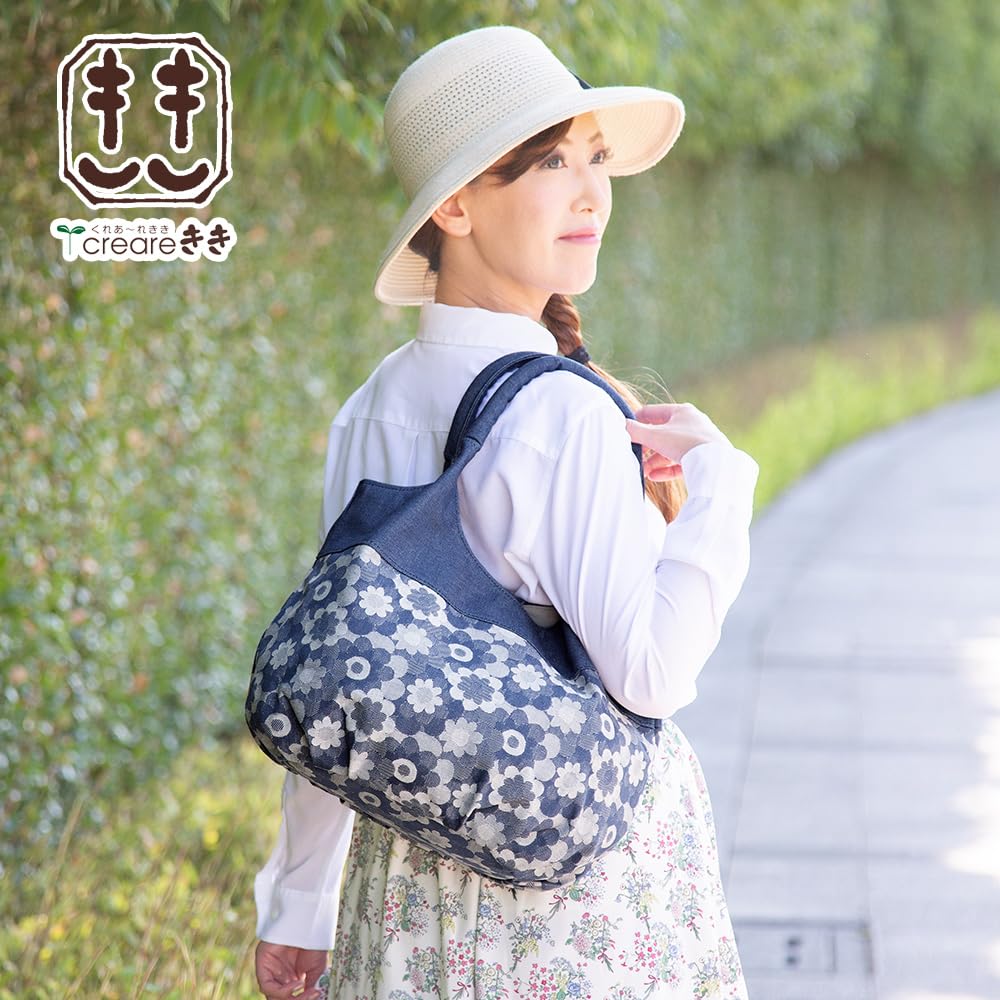 Сумка-тоут через плечо Made in Okayama Margaret One Plenty of Birthday [creareki] Женская сумка, легкая, сумка, Япония, джинсовая, через плечо, подходит, мама, подарок,