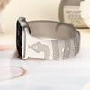 Силиконовый ремешок с гравировкой змеи для Apple Watch Band Ultra 3 2 49 мм 46 мм 45 мм 44 мм 40 42 мм Браслет Iwatch Серии 11 10 9 8 7 6 SE