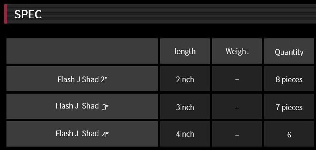 Fish Arrow Мягкая приманка Flash J Shad 3 дюйма, 7 шт. в упаковке #06 (1000)