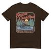 Stupid Canadian Wolf Bird Heated Hockey Meme Inspired Tshirt