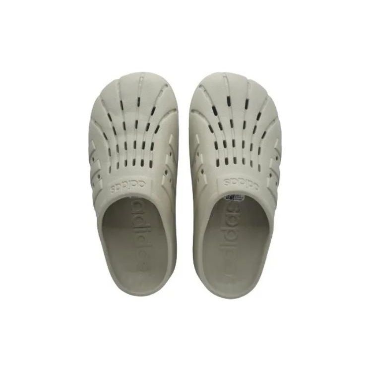 Adidas Серые кроссовки унисекс Adilette Clog Putty IF8653