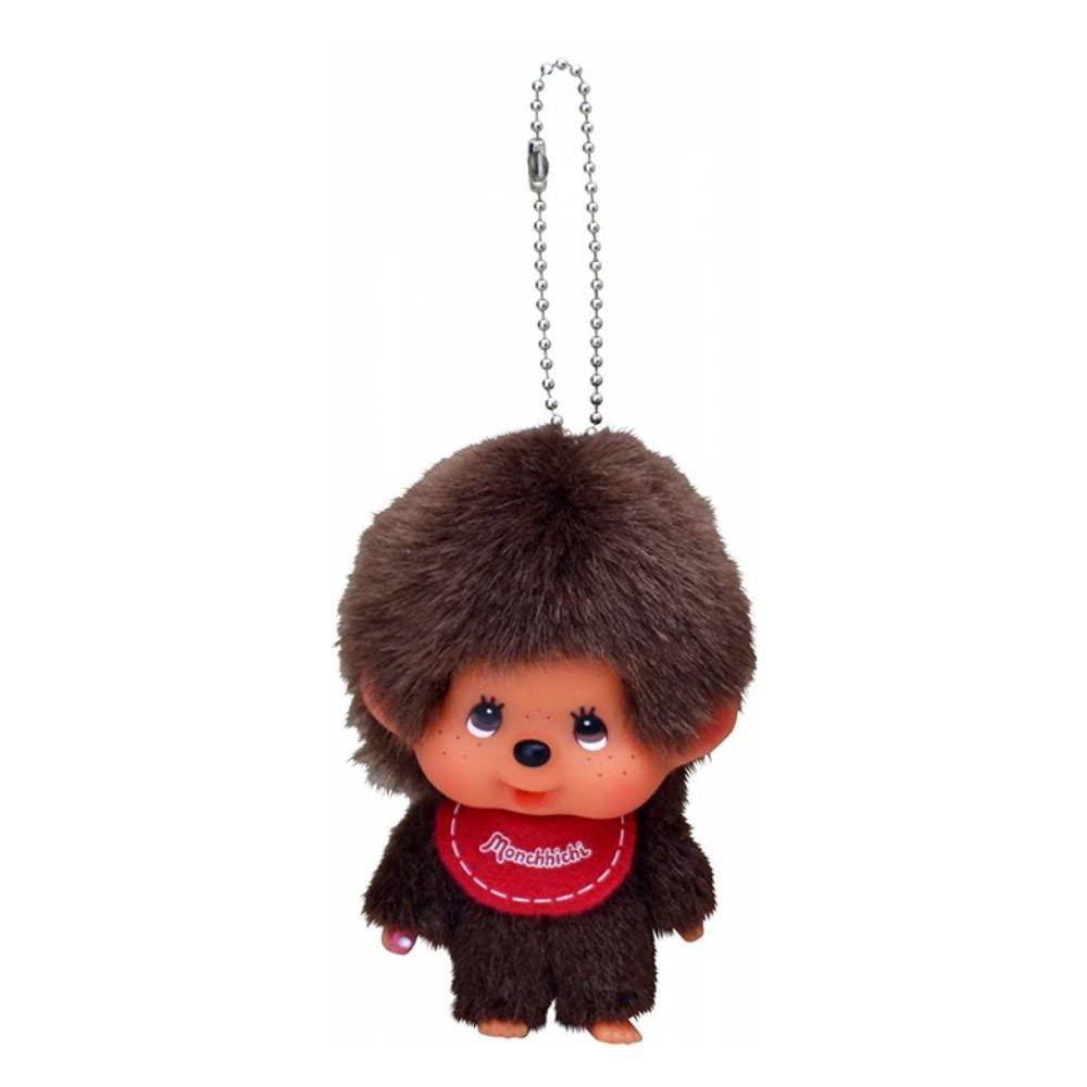 Sekiguchi Big Face Monchhichi SS Boys Keychain 257294