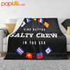 Salty Crew Находят убежище в море Морские флаги Ультрамягкое одеяло Покрывало Зимний чехол для дивана Постельное белье