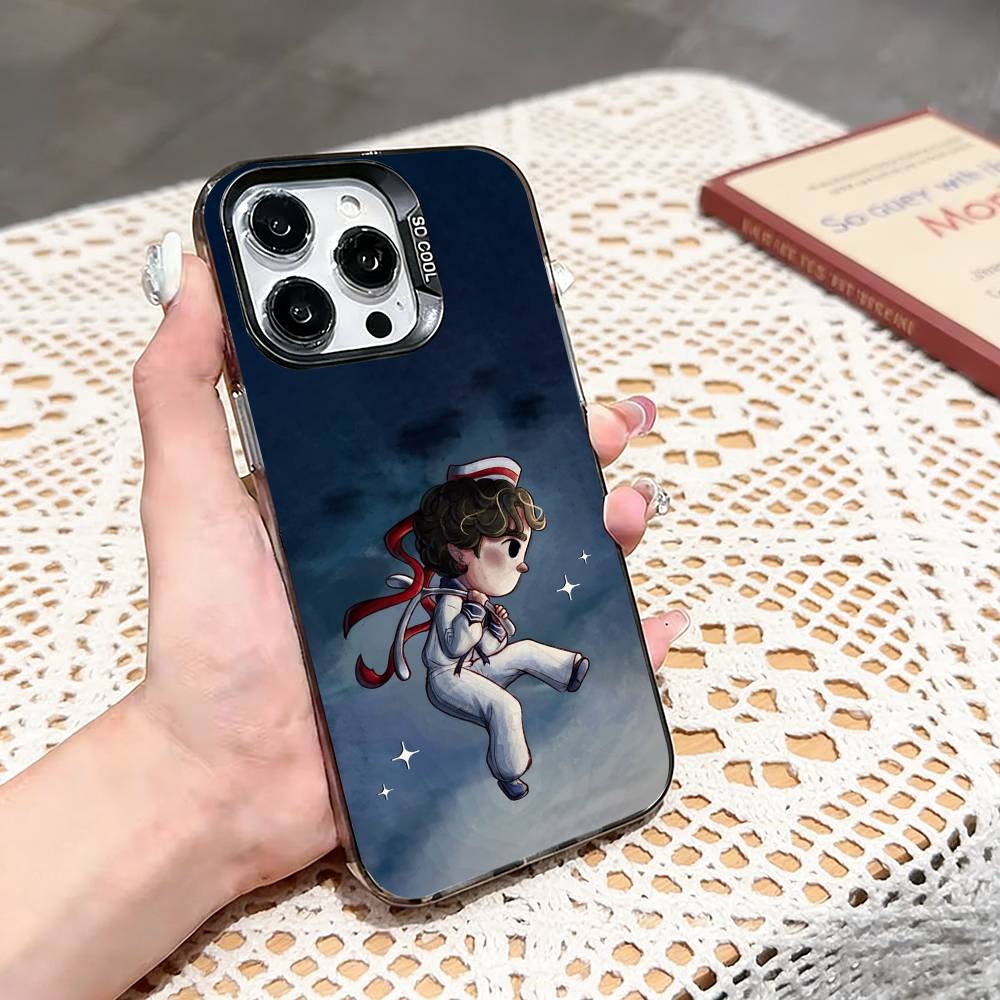 Чехол для телефона Conan G-Gray Wishbone для iPhone 17,16,15,14,13,12,11 Plus,Pro Max,XS,Цветной серебристый чехол для телефона